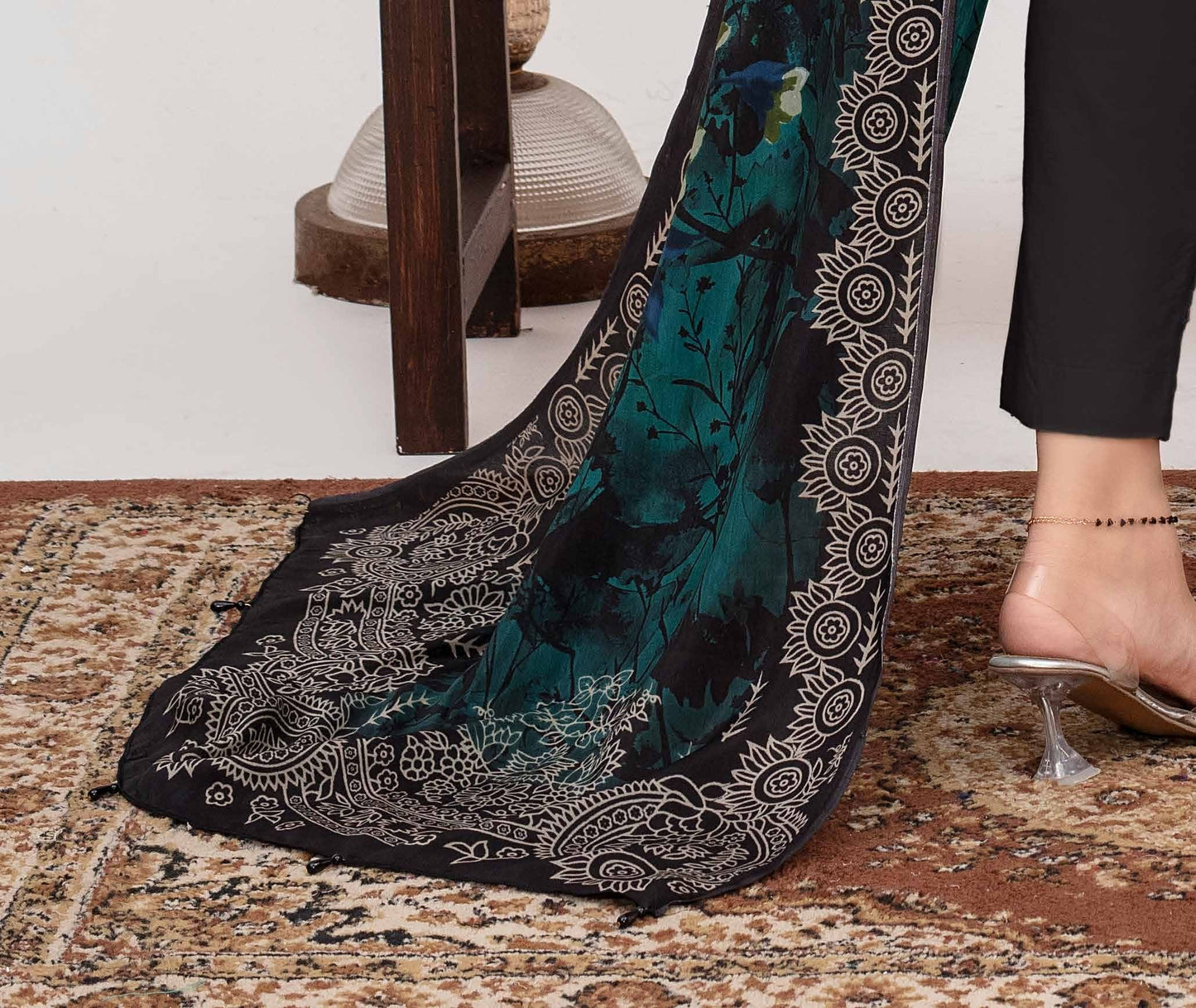 ALEEZAY Viscose EMB Shirt & Dupatta VOL - 2471 - Libaas Fabrics