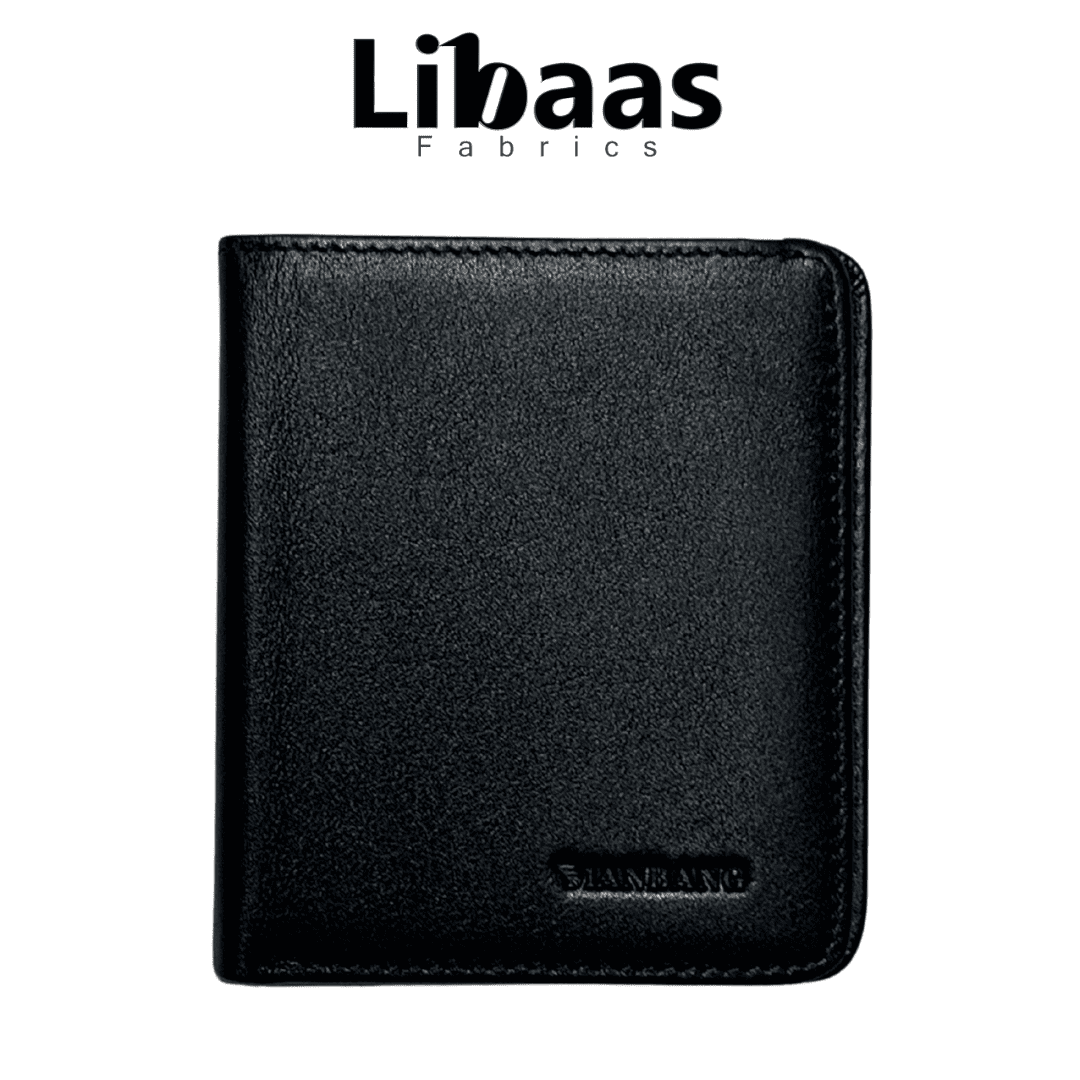 Card Holder Wallet – Black - Libaas Fabrics
