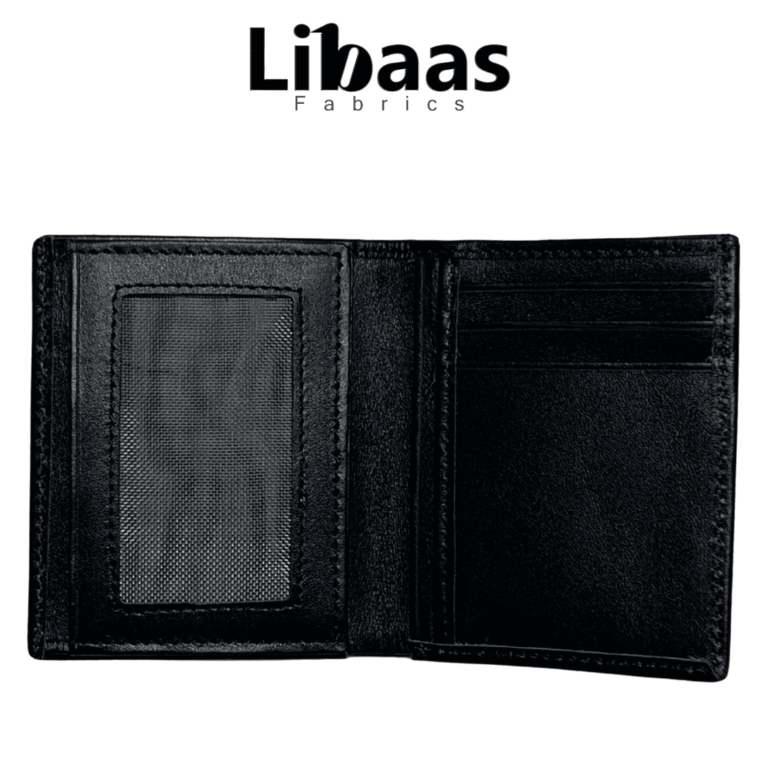 Card Holder Wallet – Black - Libaas Fabrics