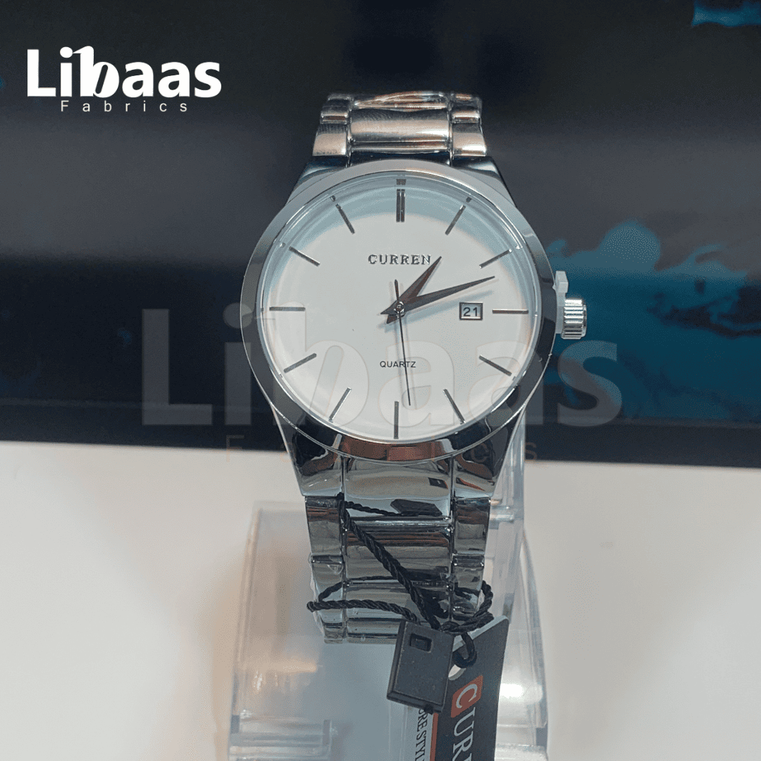 CURREN Men's Watch Stainless Steel Water Resist Quartz - Libaas Fabrics