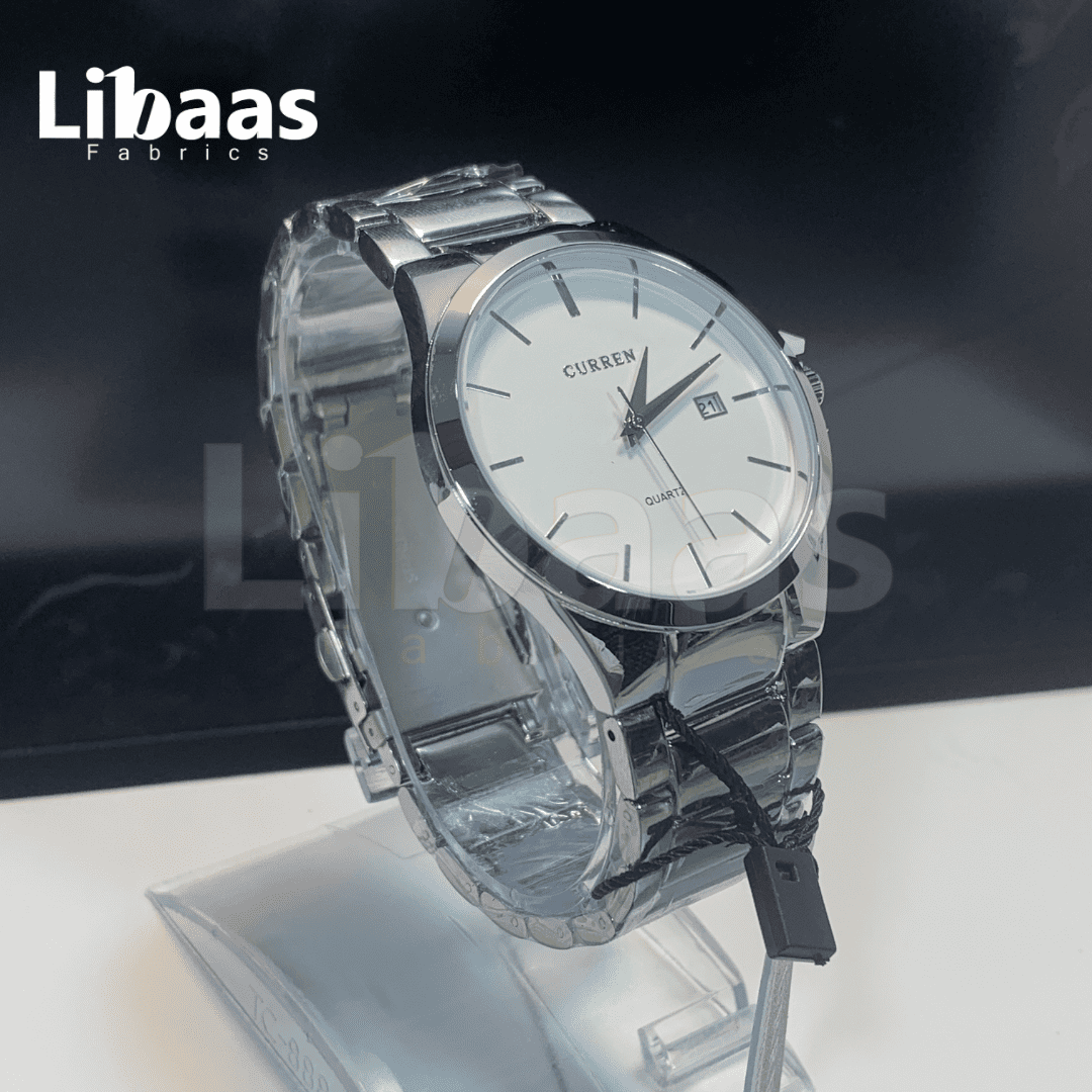 CURREN Men's Watch Stainless Steel Water Resist Quartz - Libaas Fabrics