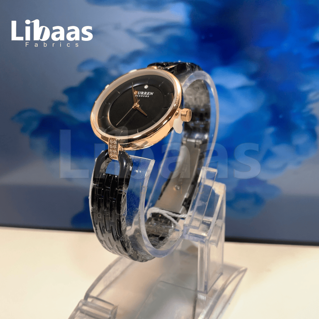 CURRENT WOMEN'S ELEGANCE STAINLESS STEEL WATCH - Libaas Fabrics