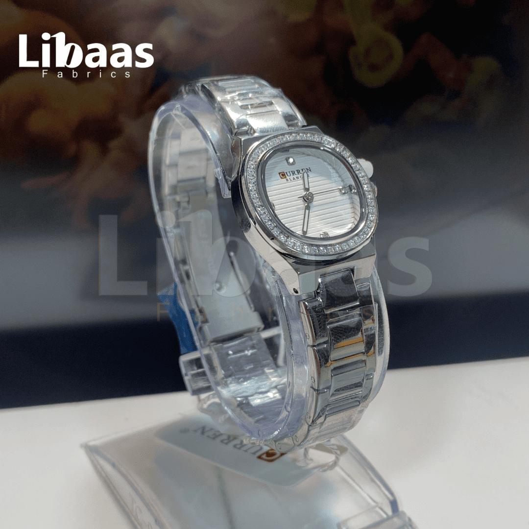 CURRENT WOMEN'S ELEGANCE STAINLESS STEEL WATCH - Libaas Fabrics