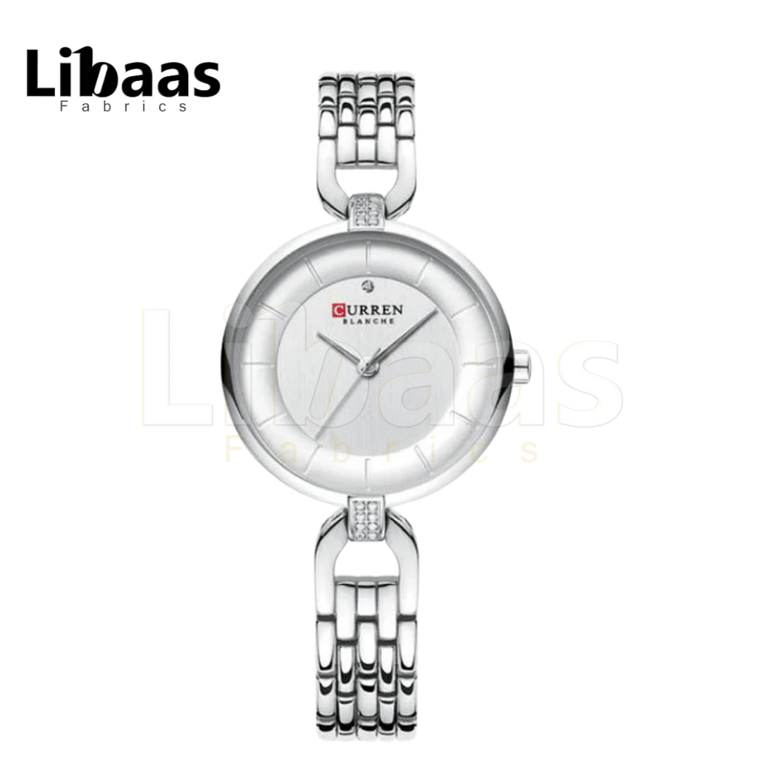 CURRENT WOMEN'S ELEGANCE STAINLESS STEEL WATCH - Libaas Fabrics