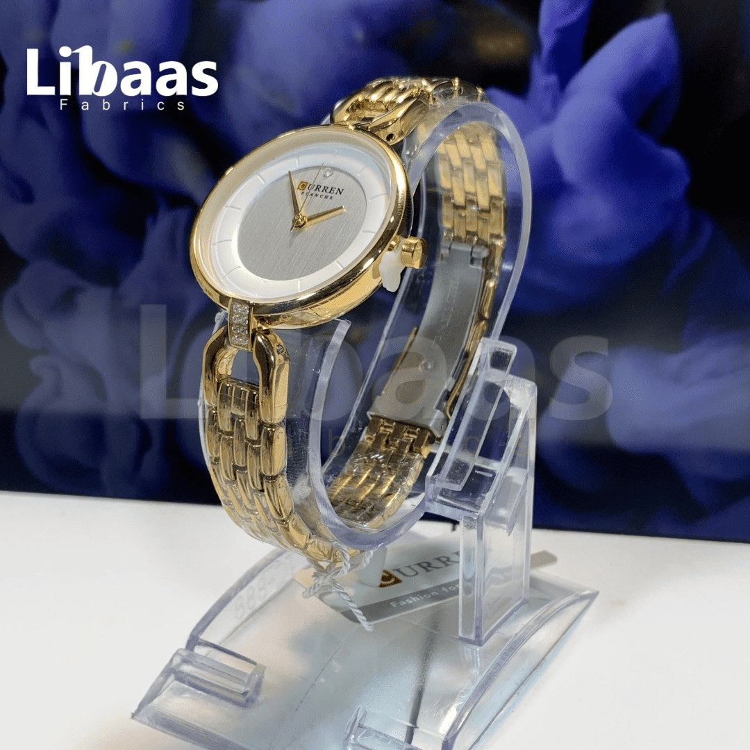 CURRENT WOMEN'S ELEGANCE STAINLESS STEEL WATCH - Libaas Fabrics