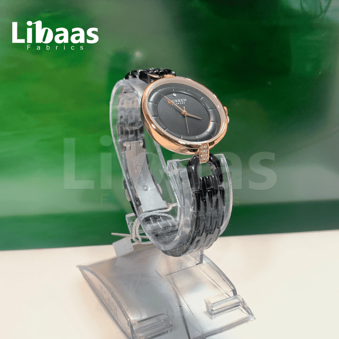 CURRENT WOMEN'S ELEGANCE STAINLESS STEEL WATCH - Libaas Fabrics