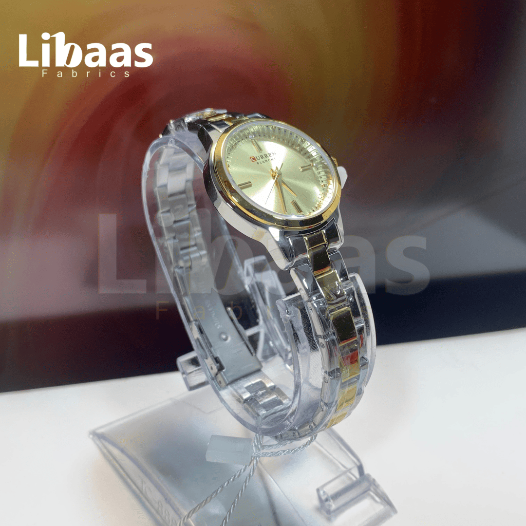 CURRENT WOMEN'S ELEGANCE STAINLESS STEEL WATCH - Libaas Fabrics