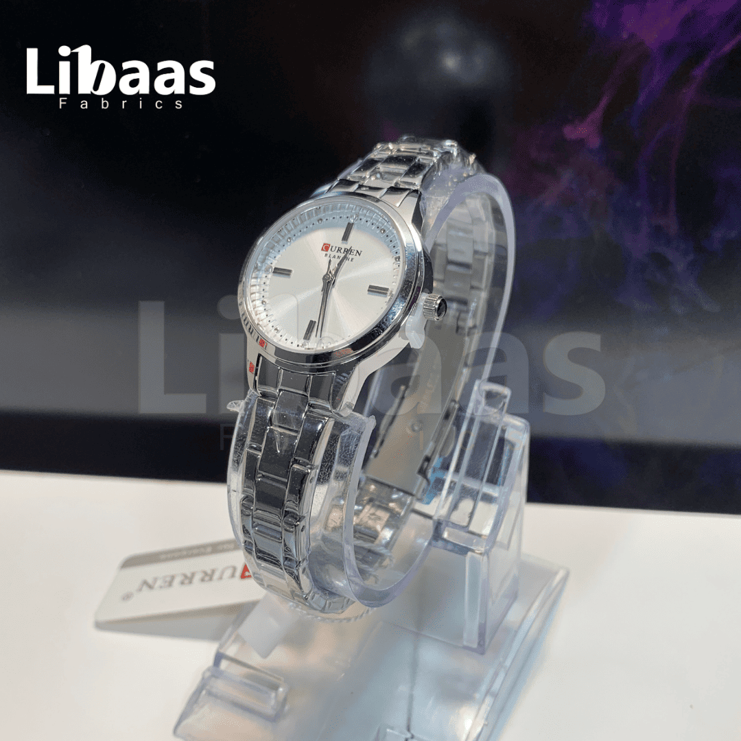 CURRENT WOMEN'S ELEGANCE STAINLESS STEEL WATCH - Libaas Fabrics