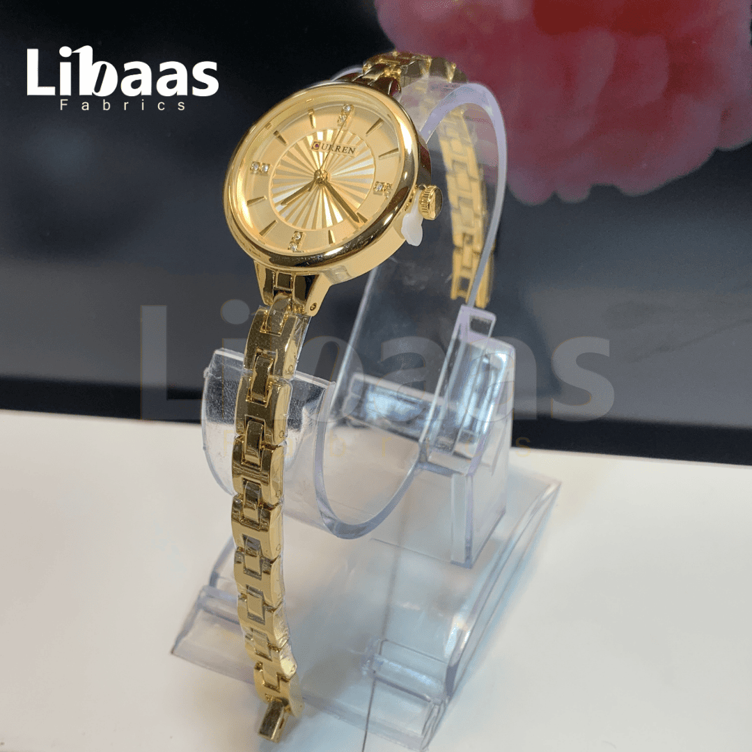 CURRENT WOMEN'S ELEGANCE STAINLESS STEEL WATCH - Libaas Fabrics
