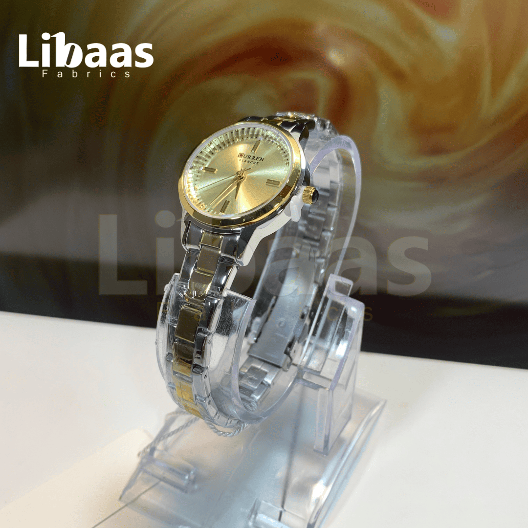 CURRENT WOMEN'S ELEGANCE STAINLESS STEEL WATCH - Libaas Fabrics