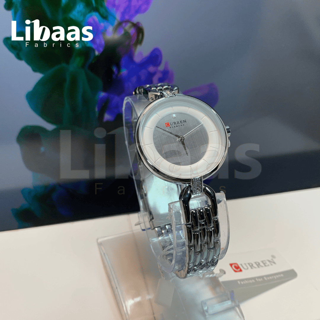 CURRENT WOMEN'S ELEGANCE STAINLESS STEEL WATCH - Libaas Fabrics