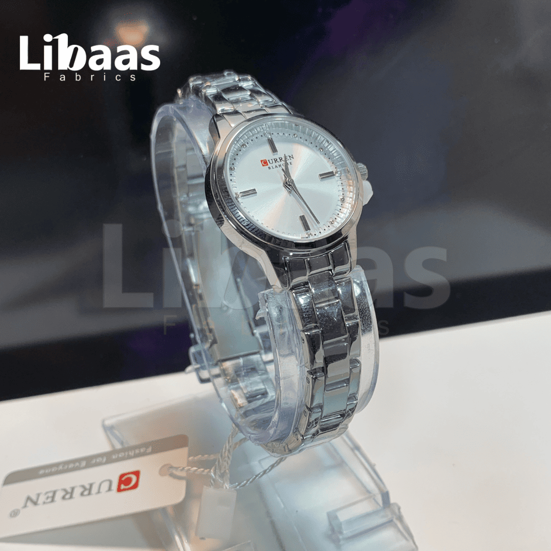 CURRENT WOMEN'S ELEGANCE STAINLESS STEEL WATCH - Libaas Fabrics
