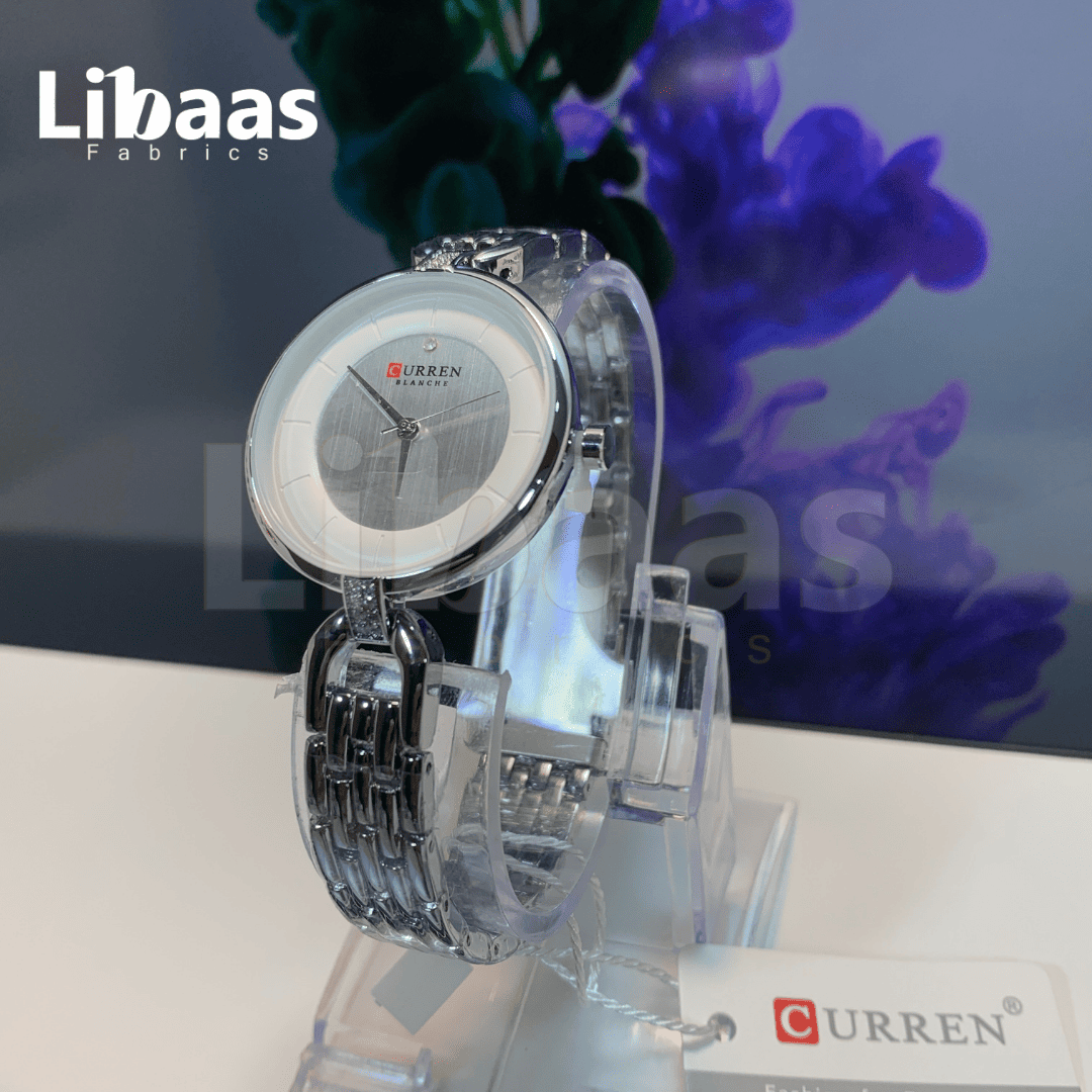 CURRENT WOMEN'S ELEGANCE STAINLESS STEEL WATCH - Libaas Fabrics