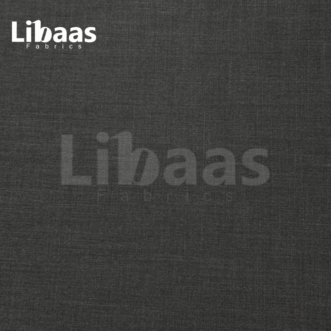 Imported Suiting Charcoal Grey High Twist Blend – England Fashion (Dormueil Premium) - Libaas Fabrics