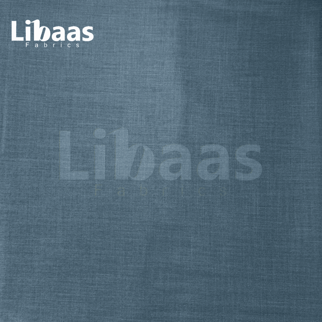 Petrol Blue Matte High Twist Blend – England Fashion (Dormeuil Imported) - Libaas Fabrics