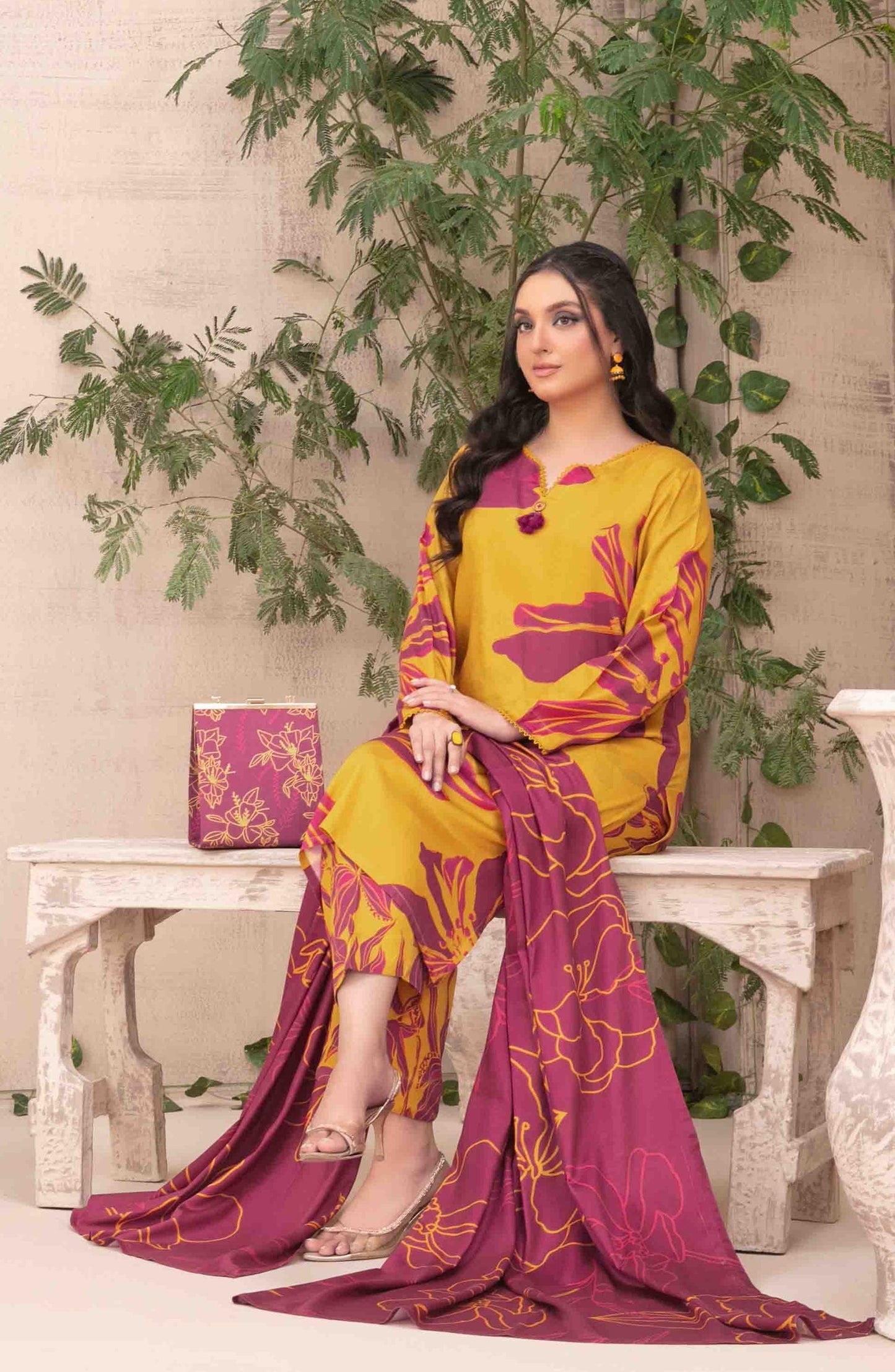 TAWAKAL Layina New Arrival Designer Stitched Dress D - 5086 - Libaas Fabrics
