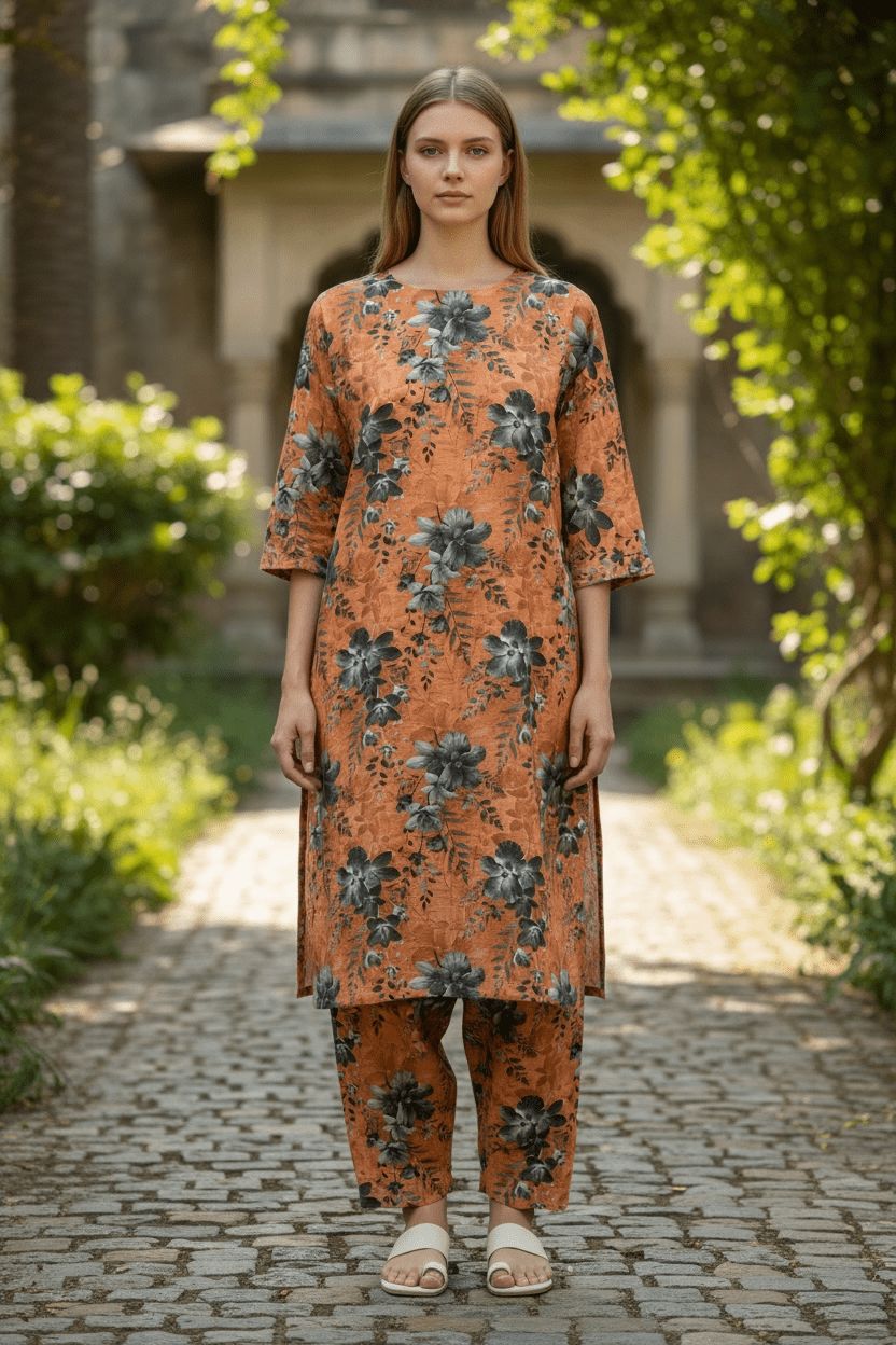 Unstitched 2 Piece Khaddar Fabric – Premium Winter Collection - Libaas Fabrics