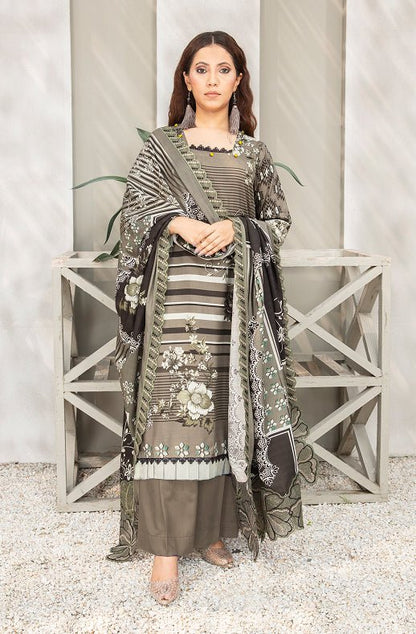 ALEEZAY Viscose EMB Shirt & Dupatta VOL - 2462 - Libaas Fabrics