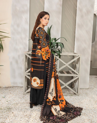 ALEEZAY Viscose EMB Shirt & Dupatta VOL - 2462 - Libaas Fabrics