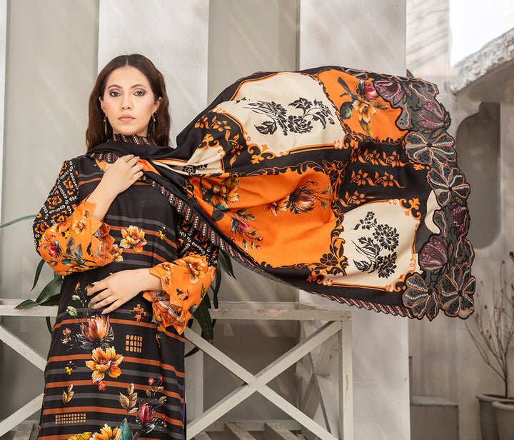 ALEEZAY Viscose EMB Shirt & Dupatta VOL - 2462 - Libaas Fabrics