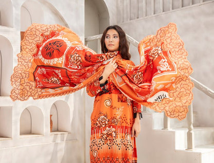 ALEEZAY Viscose EMB Shirt & Dupatta VOL - 2462 - Libaas Fabrics