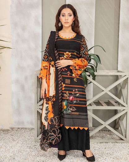 ALEEZAY Viscose EMB Shirt & Dupatta VOL - 2462 - Libaas Fabrics