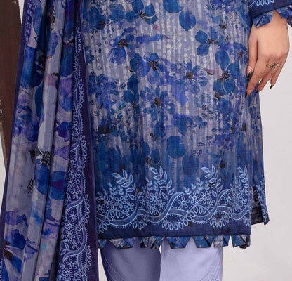 ALEEZAY Viscose EMB Shirt & Dupatta VOL - 2471 - Libaas Fabrics
