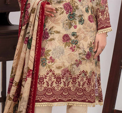 ALEEZAY Viscose EMB Shirt & Dupatta VOL - 2471 - Libaas Fabrics