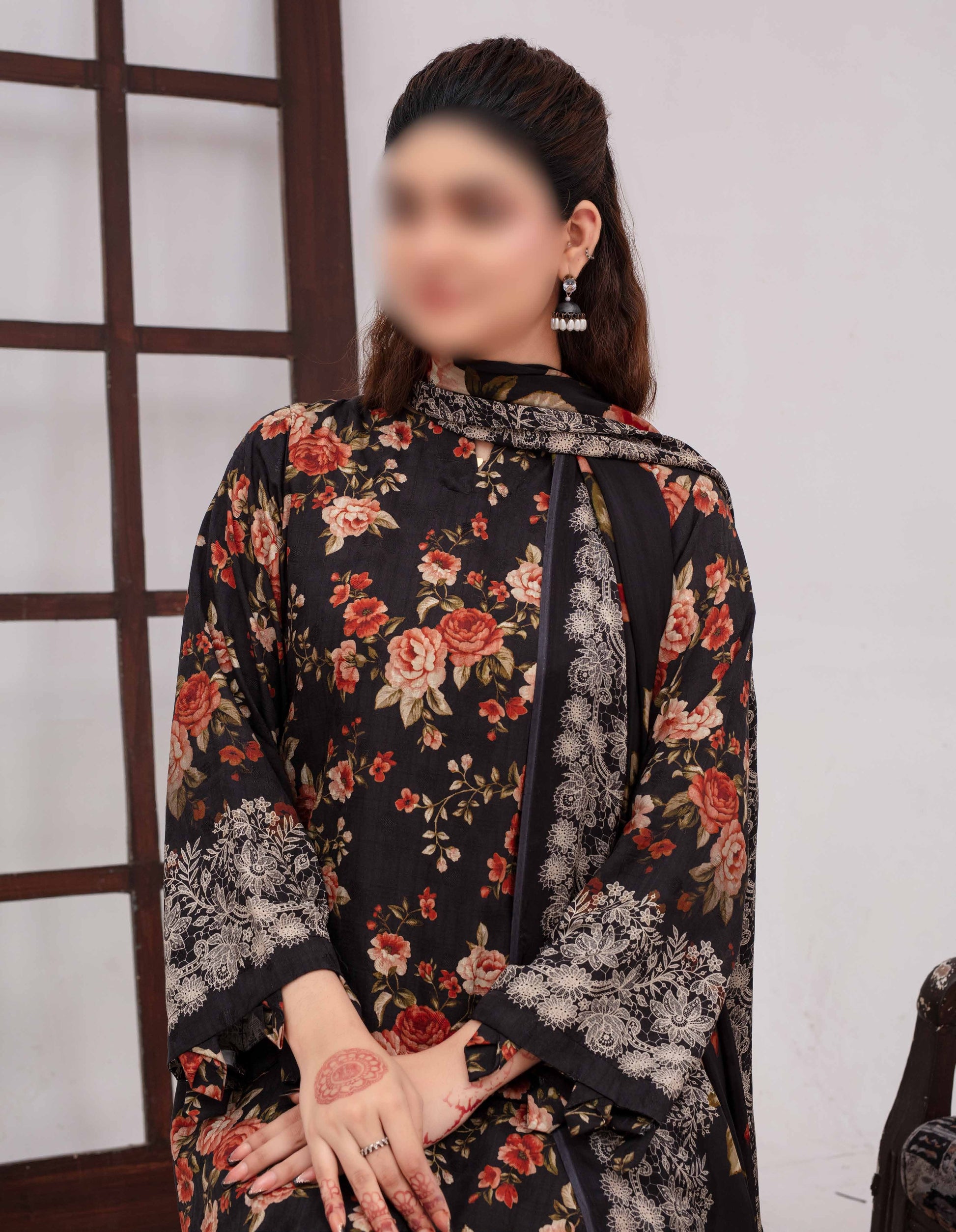 ALEEZAY Viscose EMB Shirt & Dupatta VOL - 2471 - Libaas Fabrics