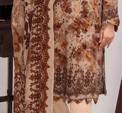 ALEEZAY Viscose EMB Shirt & Dupatta VOL - 2471 - Libaas Fabrics