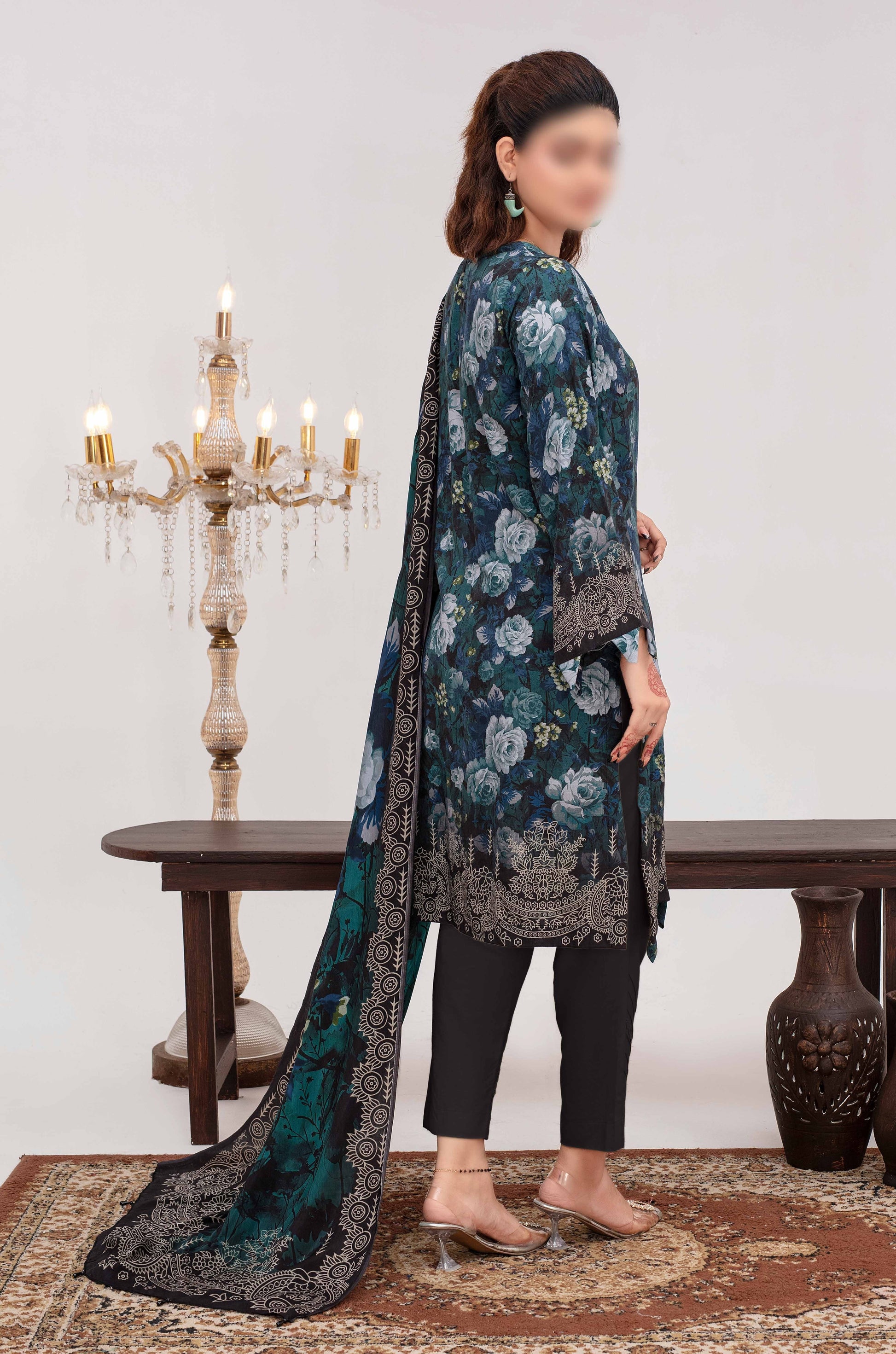 ALEEZAY Viscose EMB Shirt & Dupatta VOL - 2471 - Libaas Fabrics