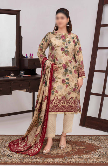 ALEEZAY Viscose EMB Shirt & Dupatta VOL - 2471 - Libaas Fabrics