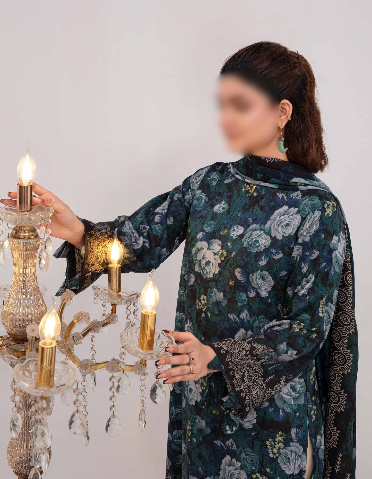 ALEEZAY Viscose EMB Shirt & Dupatta VOL - 2471 - Libaas Fabrics