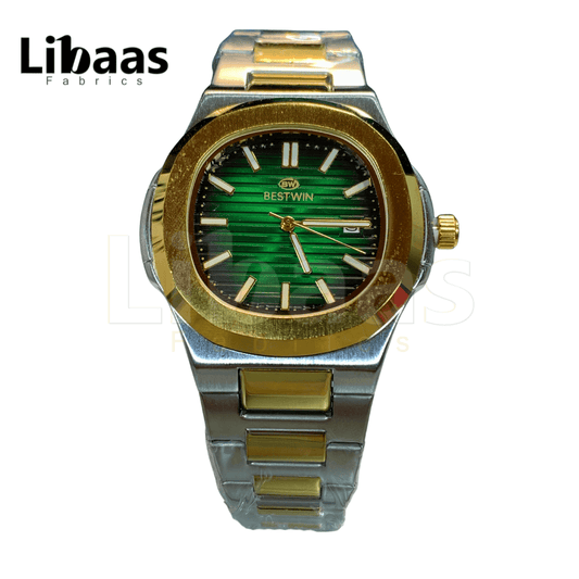 BESTWIN Elegance Stainless Steel Green Dial - Libaas Fabrics