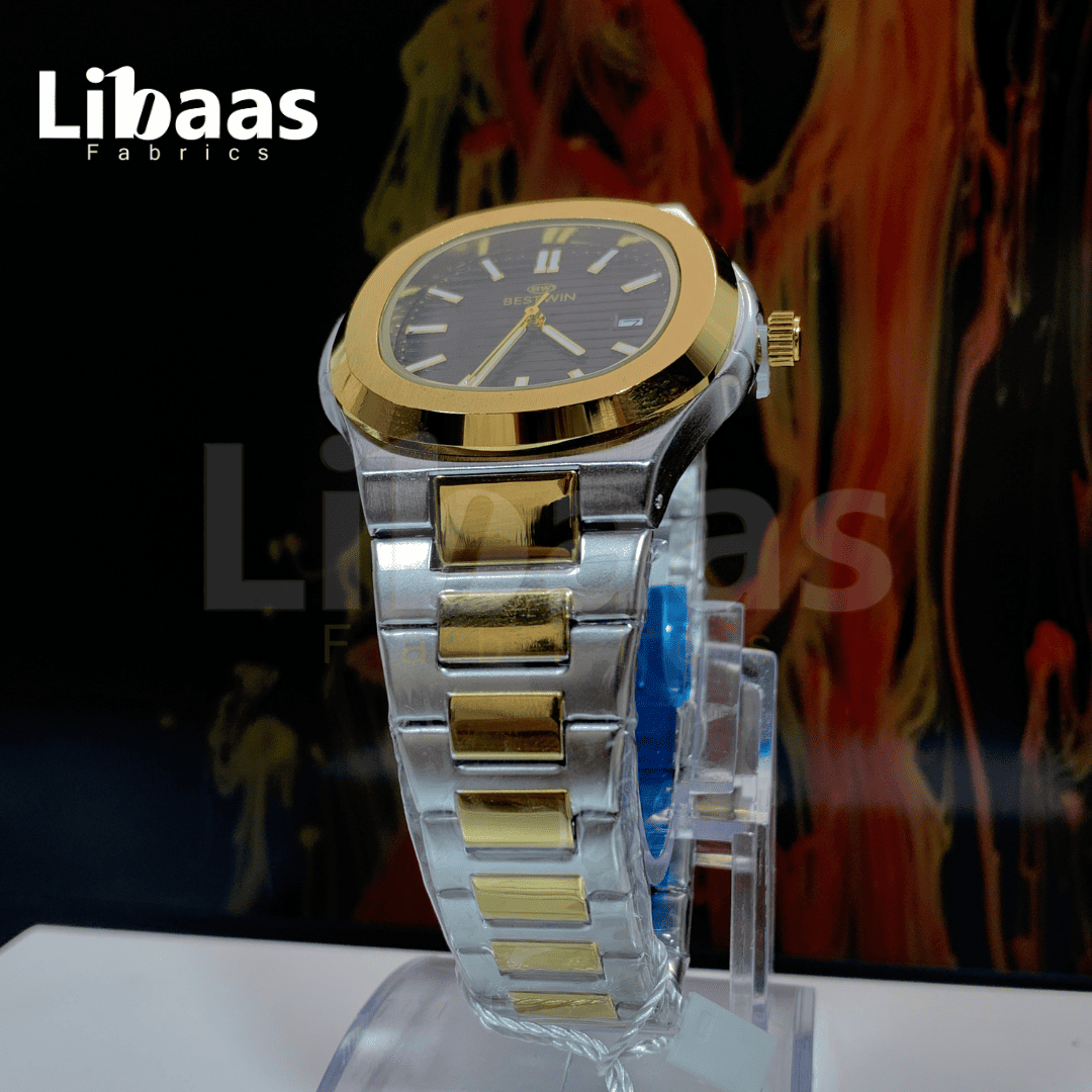 BESTWIN ELEGANCE STAINLESS STEEL MENS WATCH - Libaas Fabrics