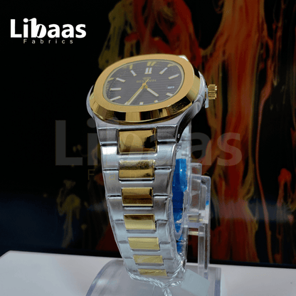 BESTWIN ELEGANCE STAINLESS STEEL MENS WATCH - Libaas Fabrics