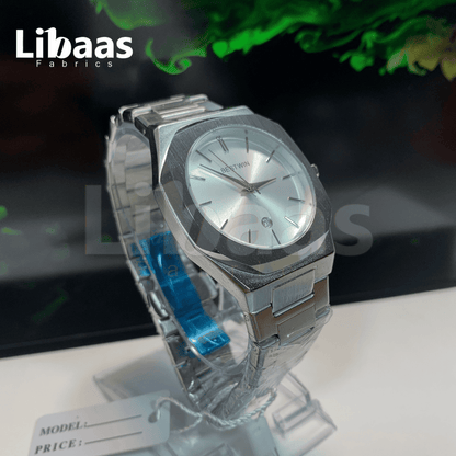 BestWin Elegance Stainless Steel Silver Dial - Libaas Fabrics