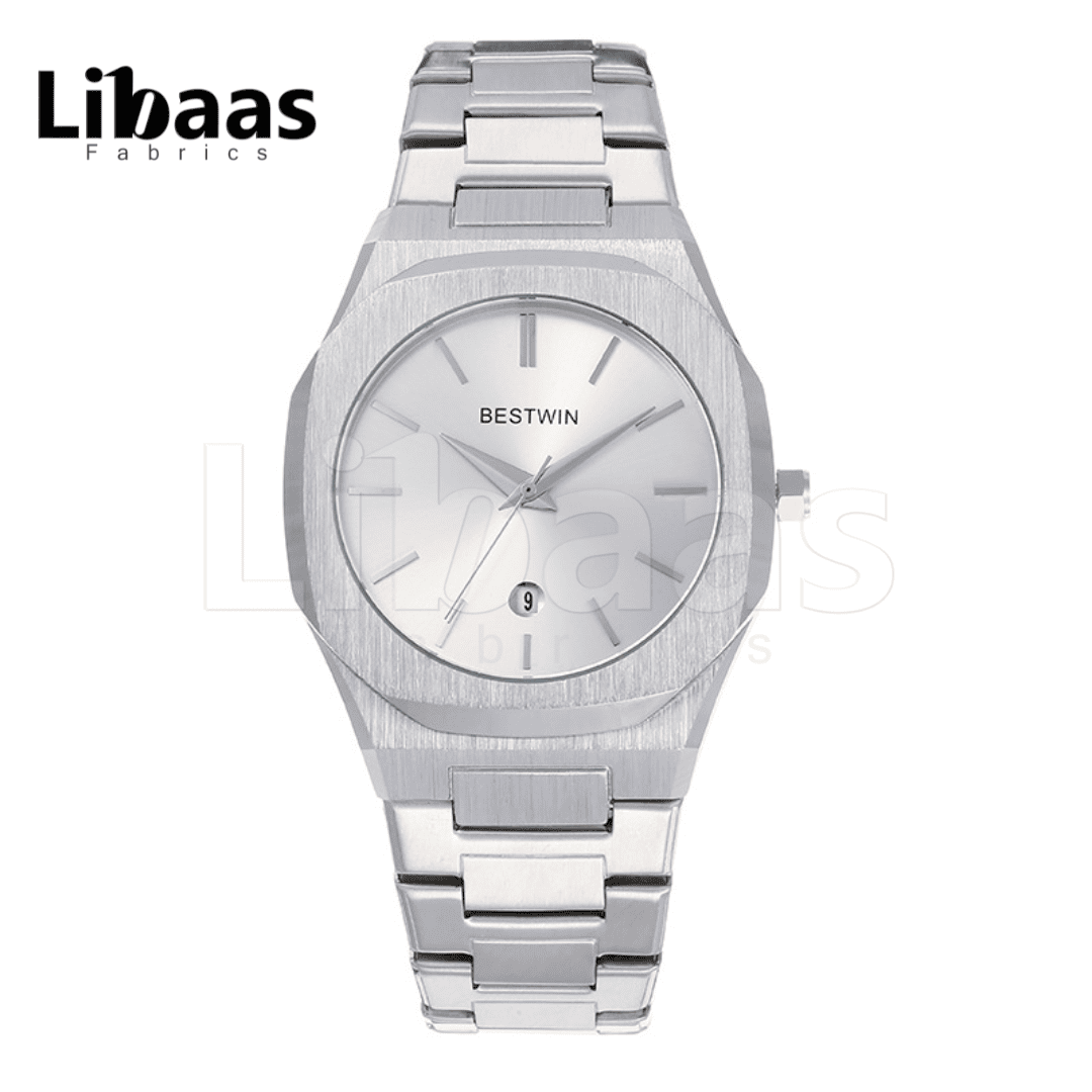 BestWin Elegance Stainless Steel Silver Dial - Libaas Fabrics