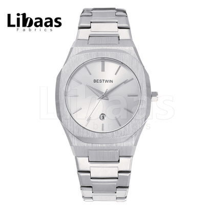 BestWin Elegance Stainless Steel Silver Dial - Libaas Fabrics
