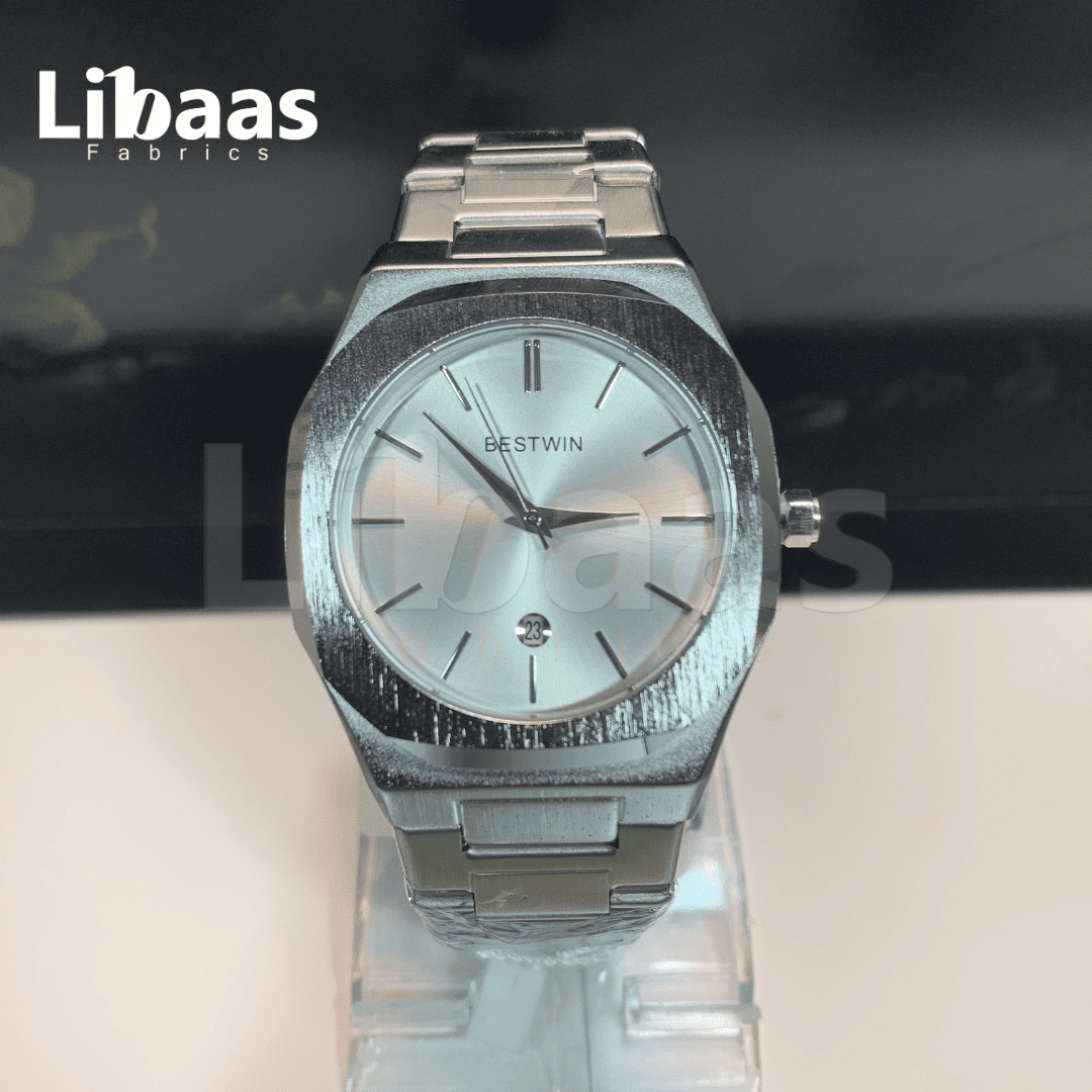 BestWin Elegance Stainless Steel Silver Dial - Libaas Fabrics
