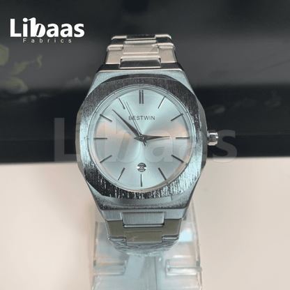 BestWin Elegance Stainless Steel Silver Dial - Libaas Fabrics