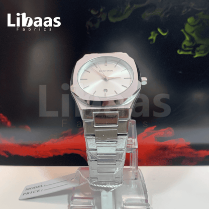BestWin Elegance Stainless Steel Silver Dial - Libaas Fabrics