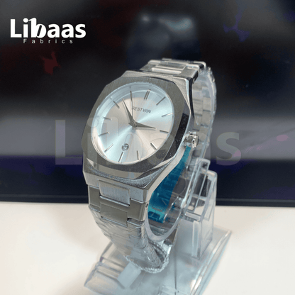 BestWin Elegance Stainless Steel Silver Dial - Libaas Fabrics
