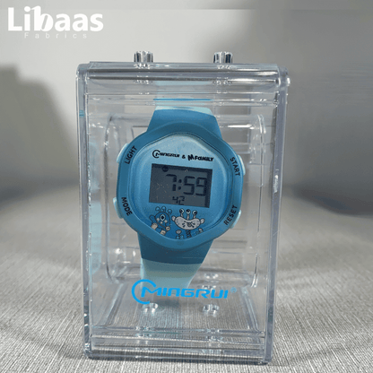 Blue Cartoon Character Watch - Libaas Fabrics