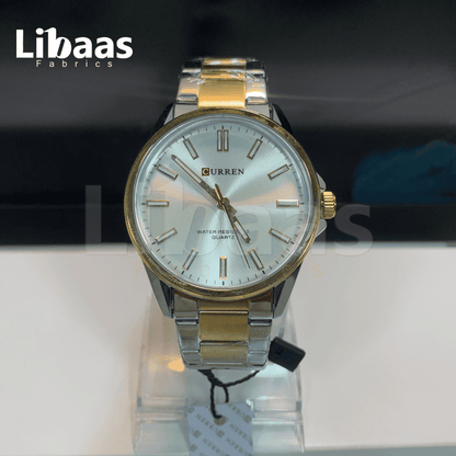 CURREN MEN'S QUARTZ WATER RESISTANT STAINLESS STEEL WATCH - Libaas Fabrics