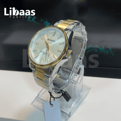 CURREN MEN'S QUARTZ WATER RESISTANT STAINLESS STEEL WATCH - Libaas Fabrics