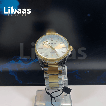 CURREN MEN'S QUARTZ WATER RESISTANT STAINLESS STEEL WATCH - Libaas Fabrics