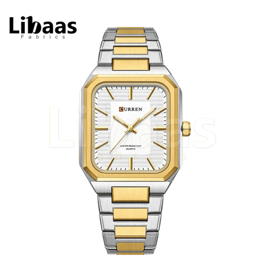 CURREN Men's Watch Stainless Steel Water Resist Quartz - Libaas Fabrics