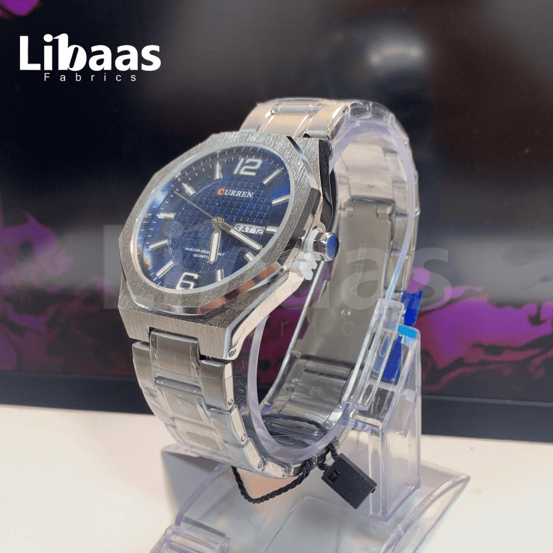 CURREN Men's Watch Stainless Steel Water Resist Quartz - Libaas Fabrics