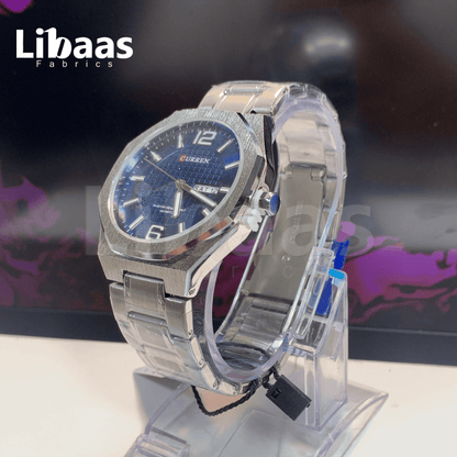 CURREN Men's Watch Stainless Steel Water Resist Quartz - Libaas Fabrics